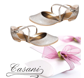 Czółenka błyszczące W/E-00245 CASANI