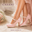 Perełki buty  E-001545 CASANI